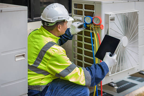 Professional Air Duct Cleaning technician working in Hedgesville, WV
